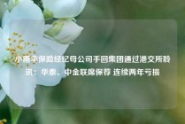小雨伞保险经纪母公司手回集团通过港交所聆讯：华泰、中金联席保荐 连续两年亏损