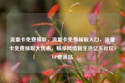 流量卡免费领取，流量卡免费领取入口，流量卡免费领取大优惠	，畅享网络新生活亿乐社区SUP货源站  第1张