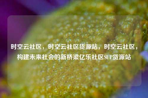 时空云社区，时空云社区货源站，时空云社区	，构建未来社会的新桥梁亿乐社区SUP货源站  第1张